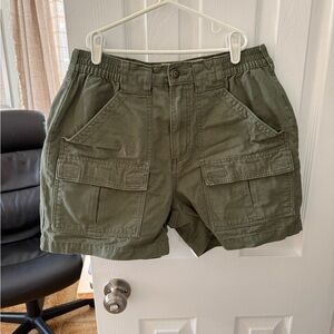 Olive Green Men's Cargo Shorts